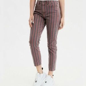 NWOT AEO Striped Mom Jeans (Buy One Get One 50% Off)
